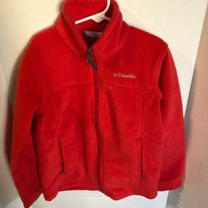 COLUMBIA FLEECE JACKET SIZE S (8) FULL ZIP YOUTH